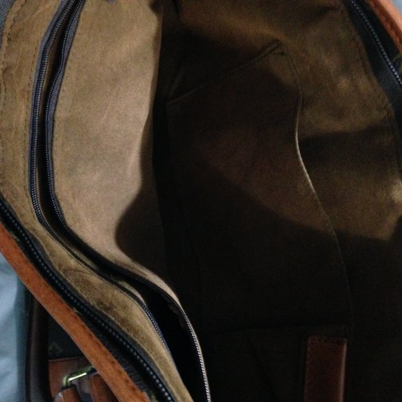 Heavy Duty Fashion Print Vintage Design Large Tote Zippered Bag, Exterior Pocket - Picture 8 of 16